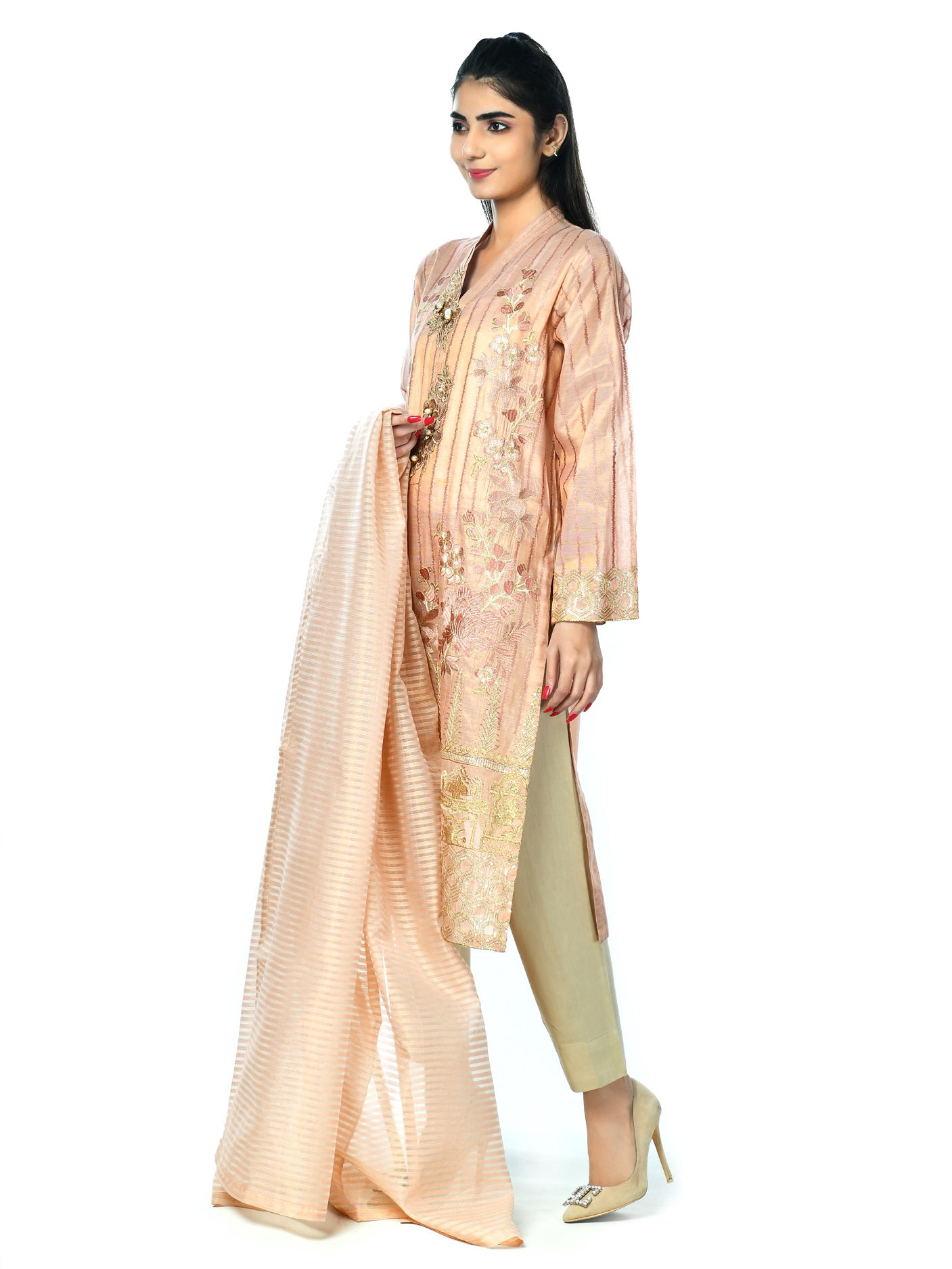 Shimmer Lawn 2Piece Suit