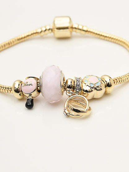 Metallic Charms Bracelet