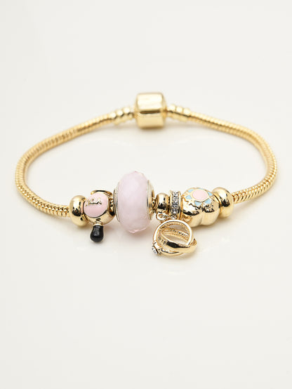 Metallic Charms Bracelet