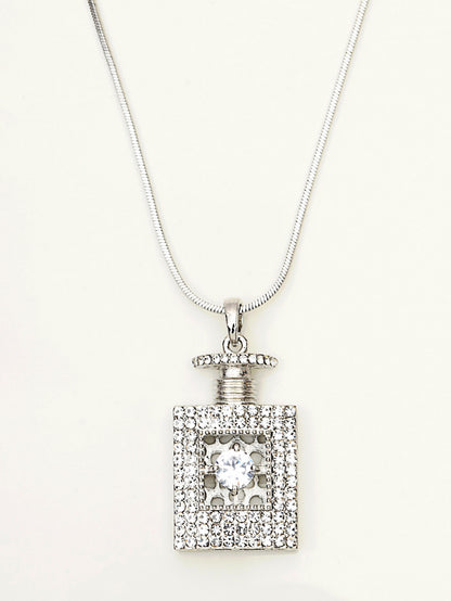 Rhinestone Pendant Necklace