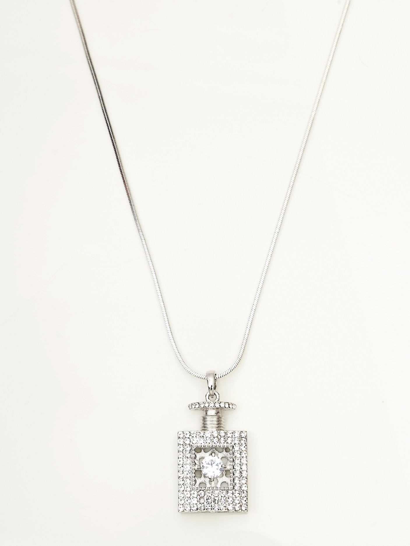 Rhinestone Pendant Necklace