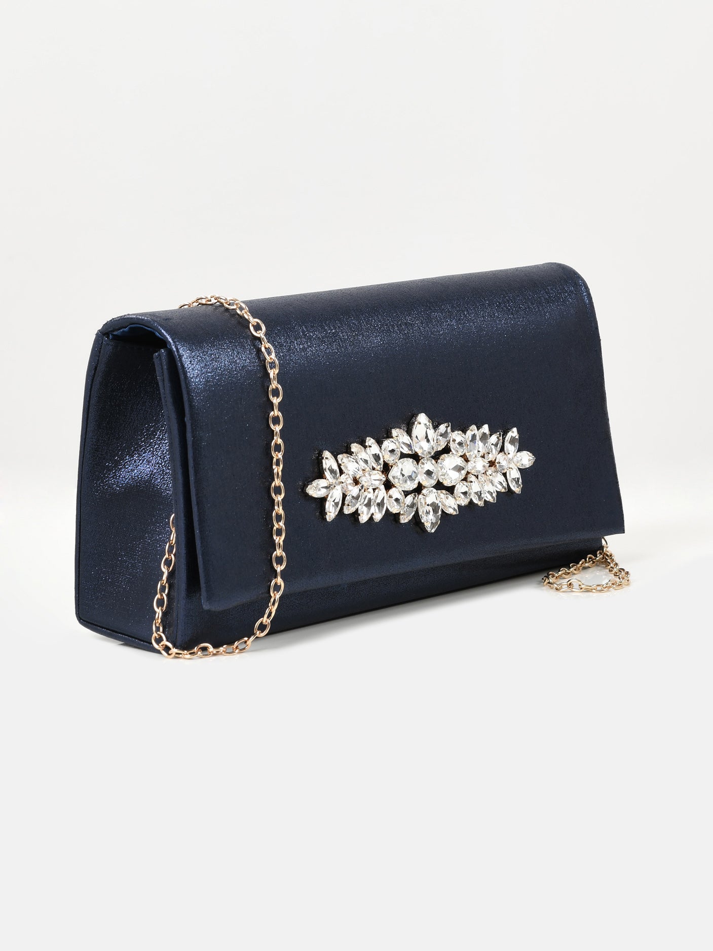 Rectangular Stone Clutch