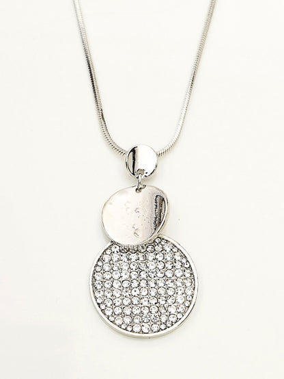 Rhinestone Pendant Necklace