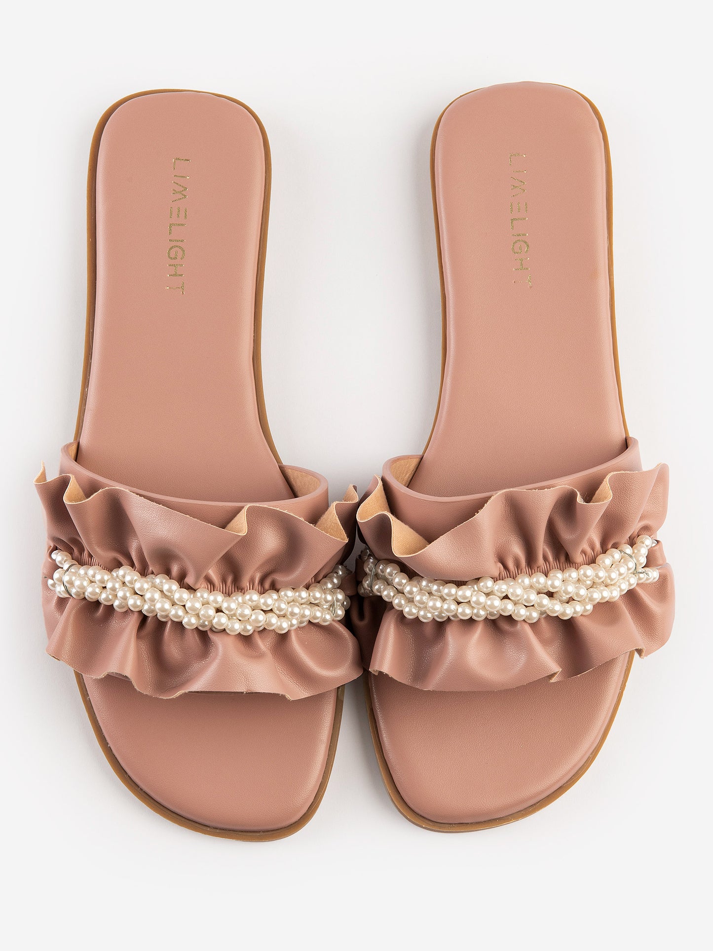 Pearl Embellished Flats