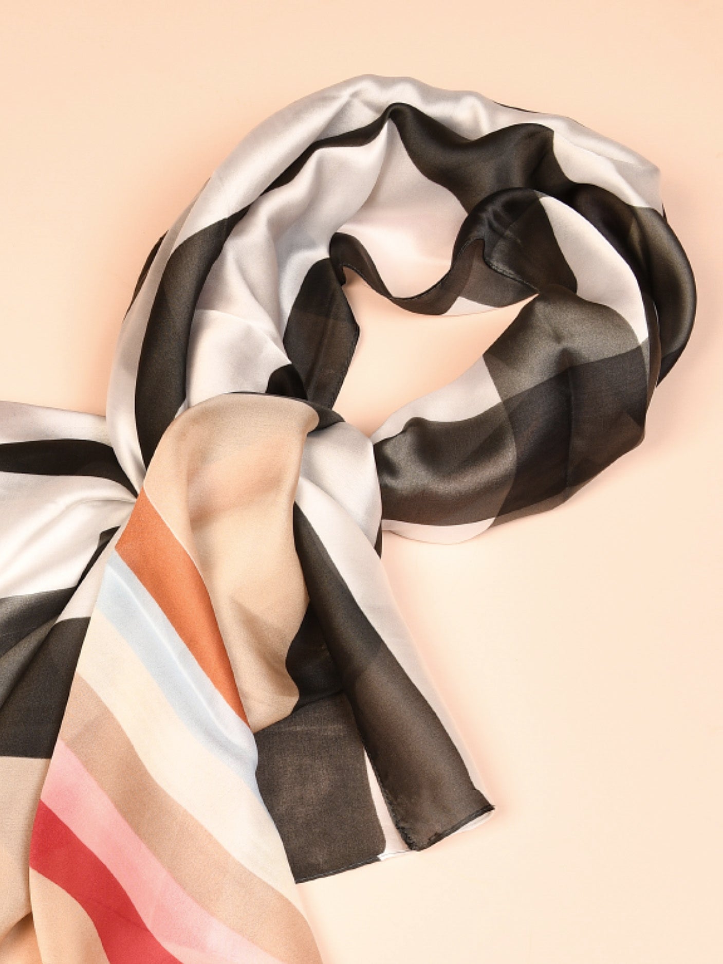 Printed Silk Scarf – Limelightpk