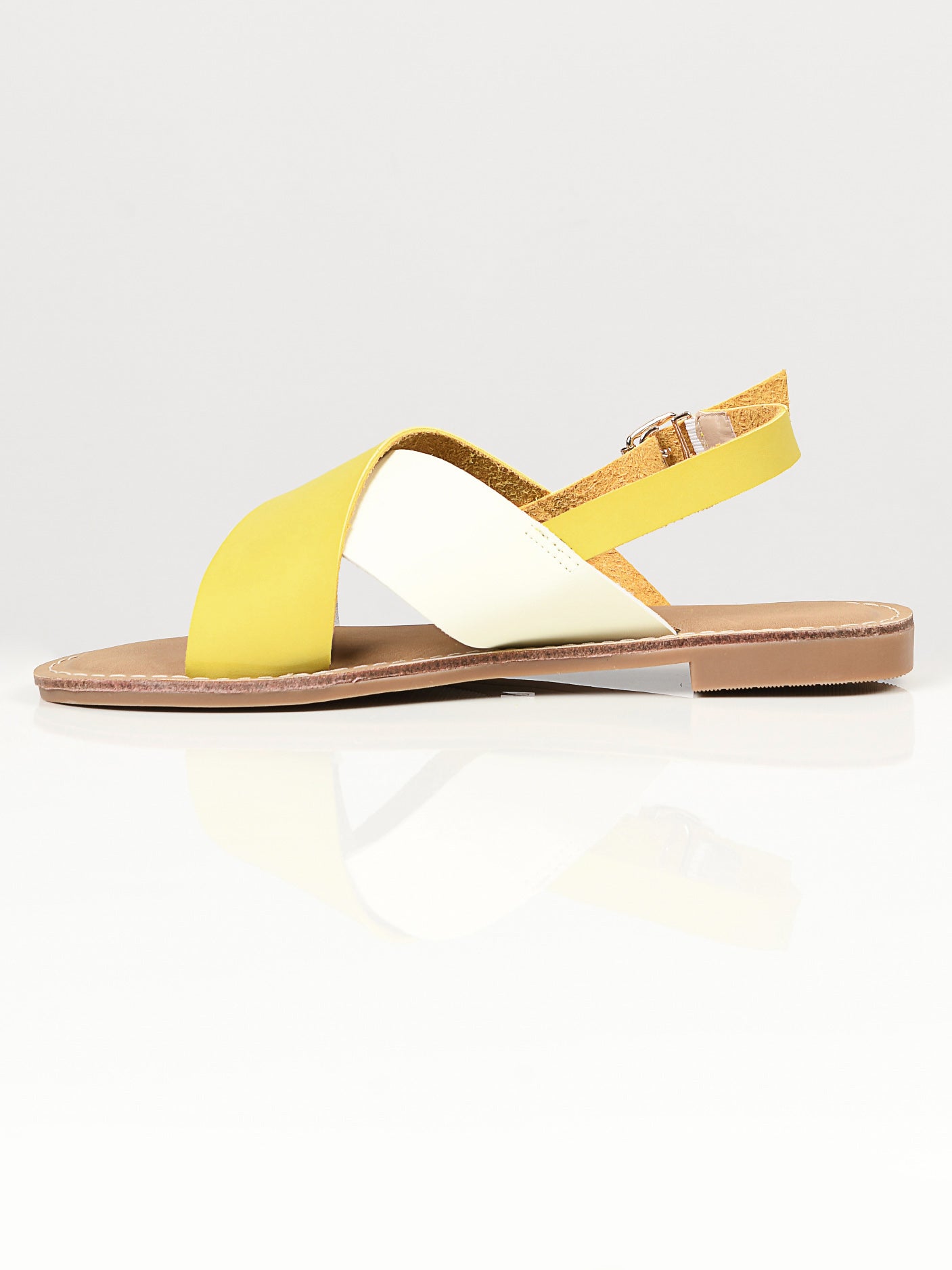 Crisscross Sandals - Yellow