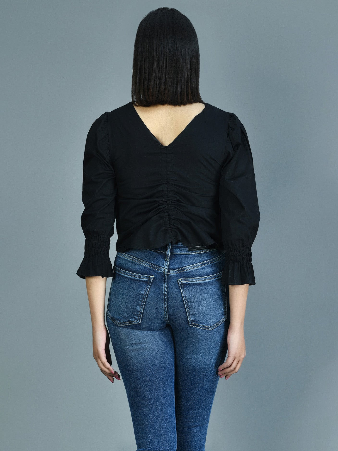 Ruched Crop Top