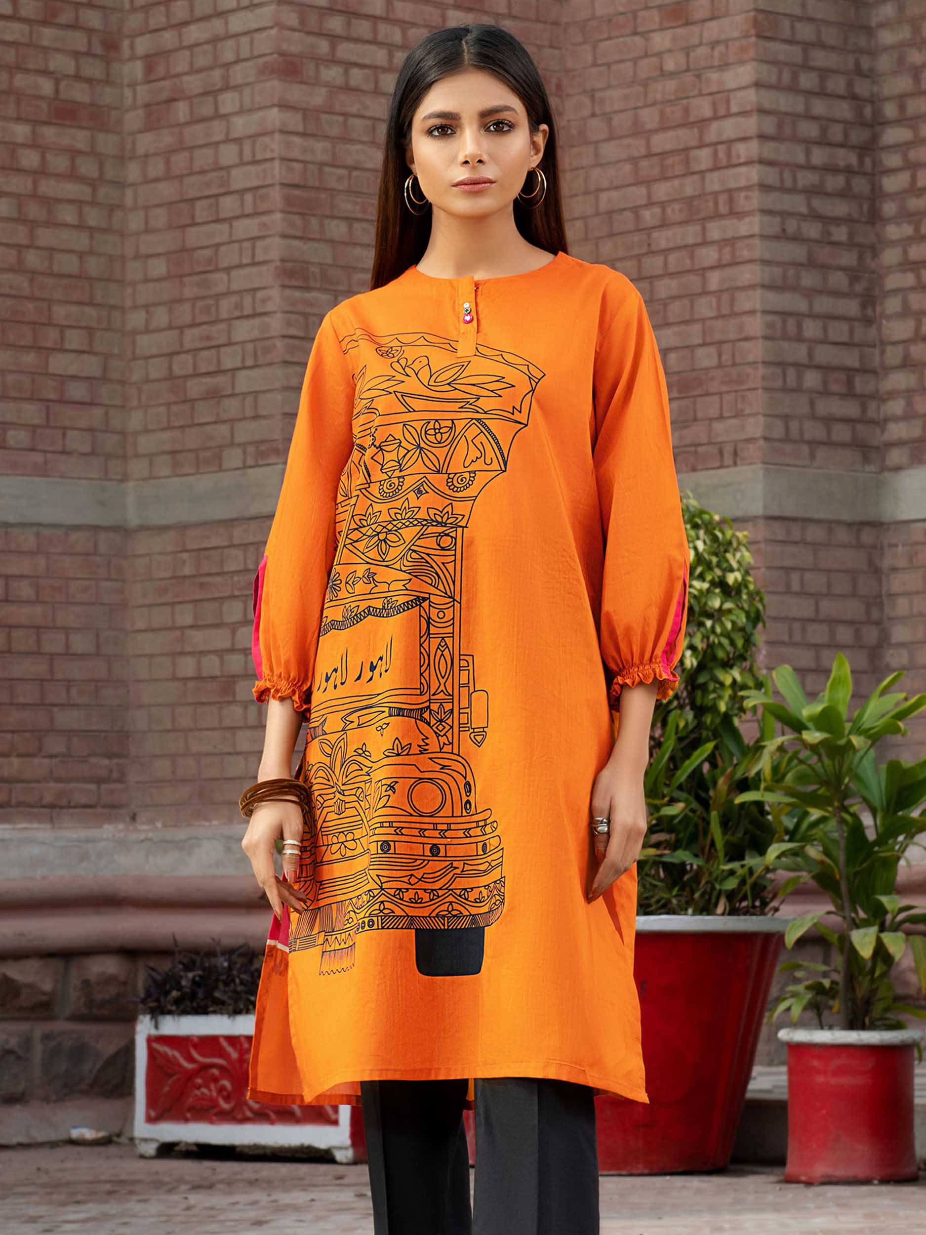 Printed Lawn Shirt – Limelightpk