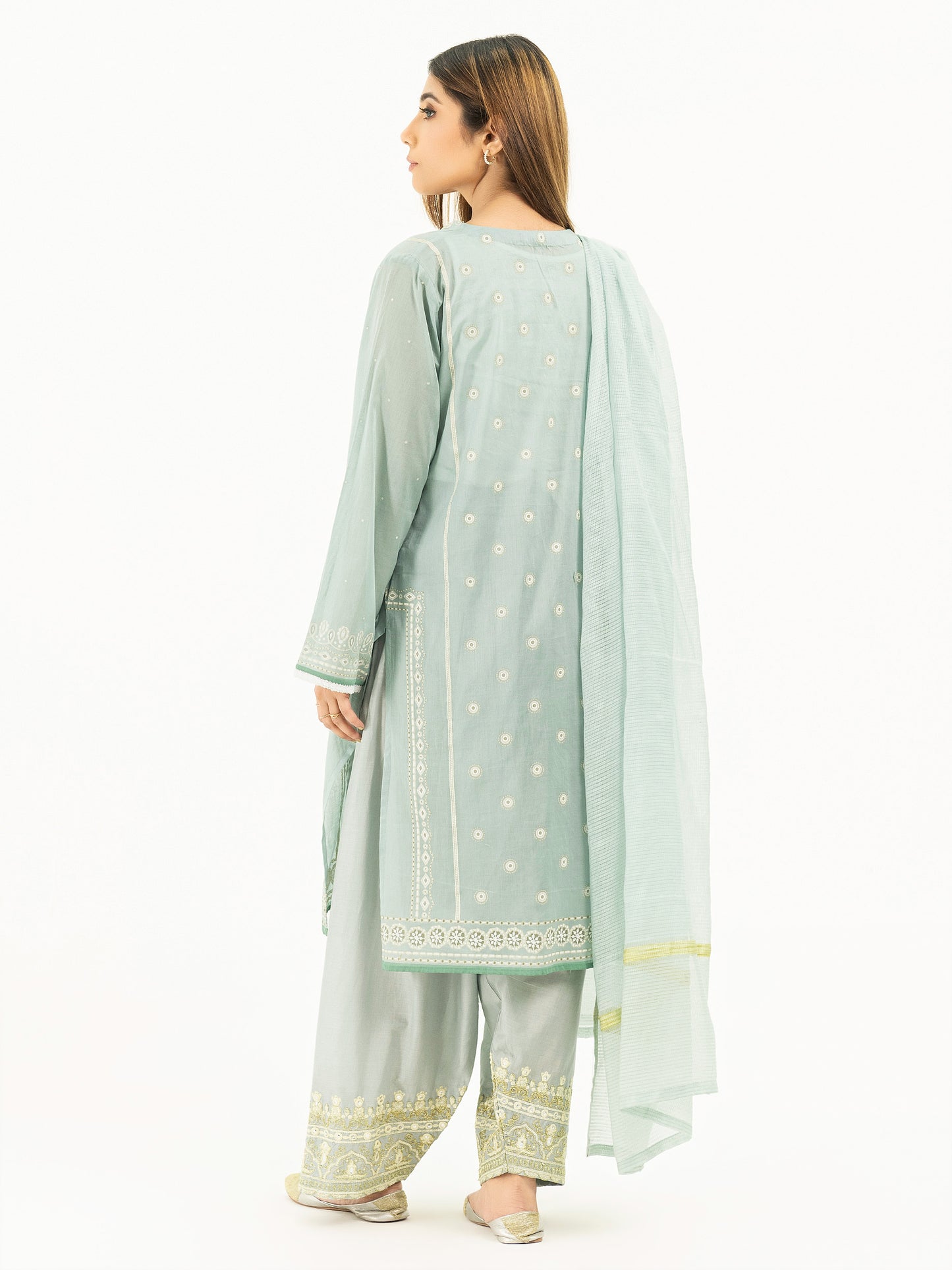 3 Piece Lawn Suit-Paste Print (Pret)