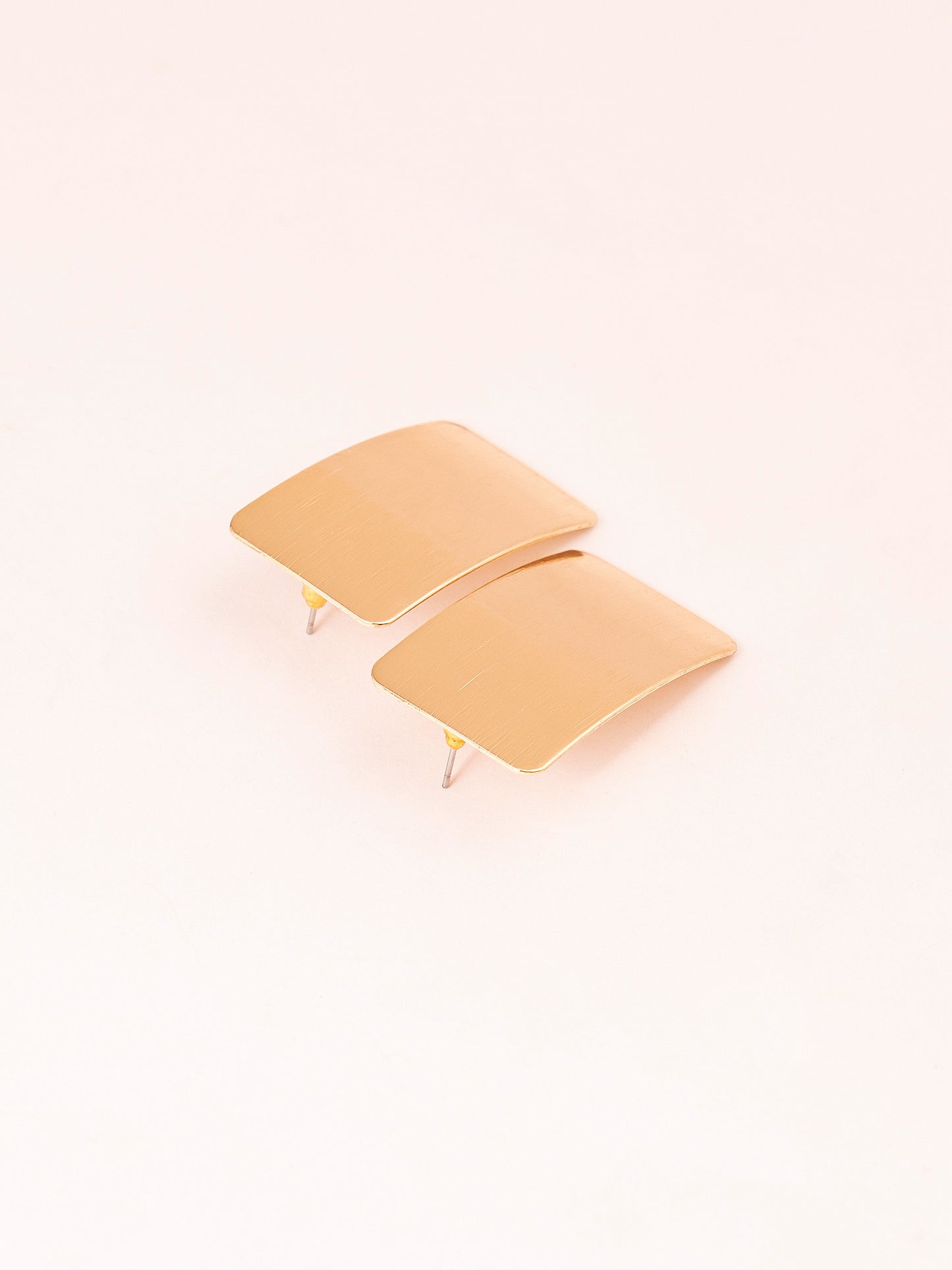 Rectangle Shaped Stud Earrings