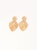 metallic-leaf-earrings