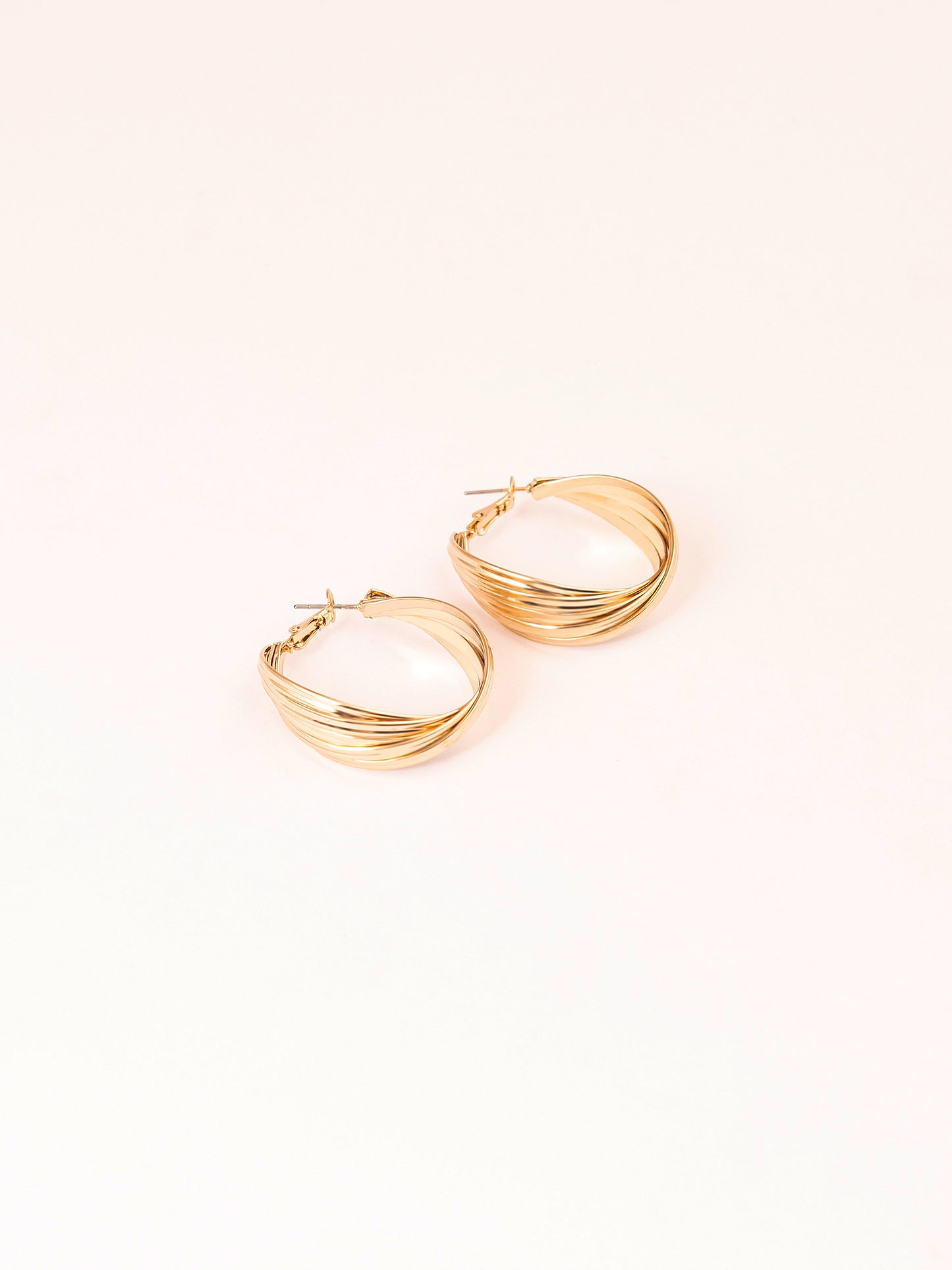 Twisted Hoop Earrings