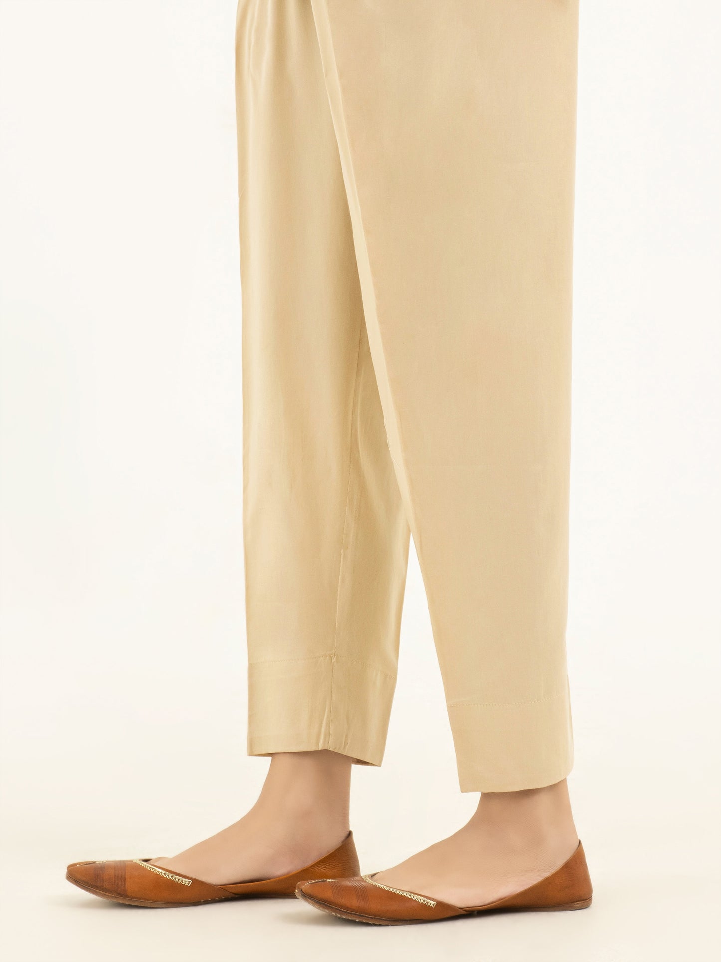 Dyed Satin Trousers