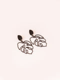 black-leaf-earrings