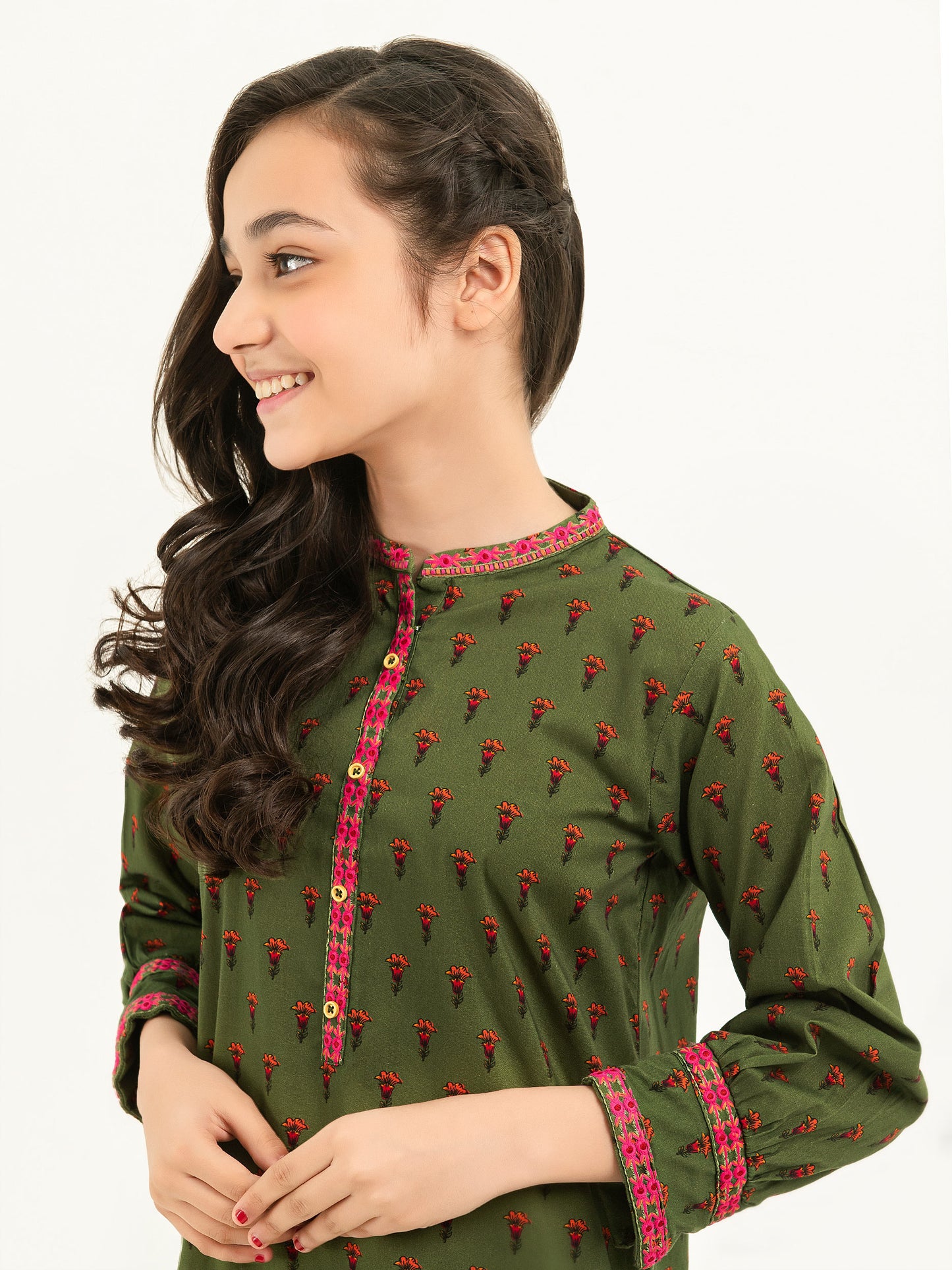 2 Piece Winter Cotton Suit-Embroidered (Pret)