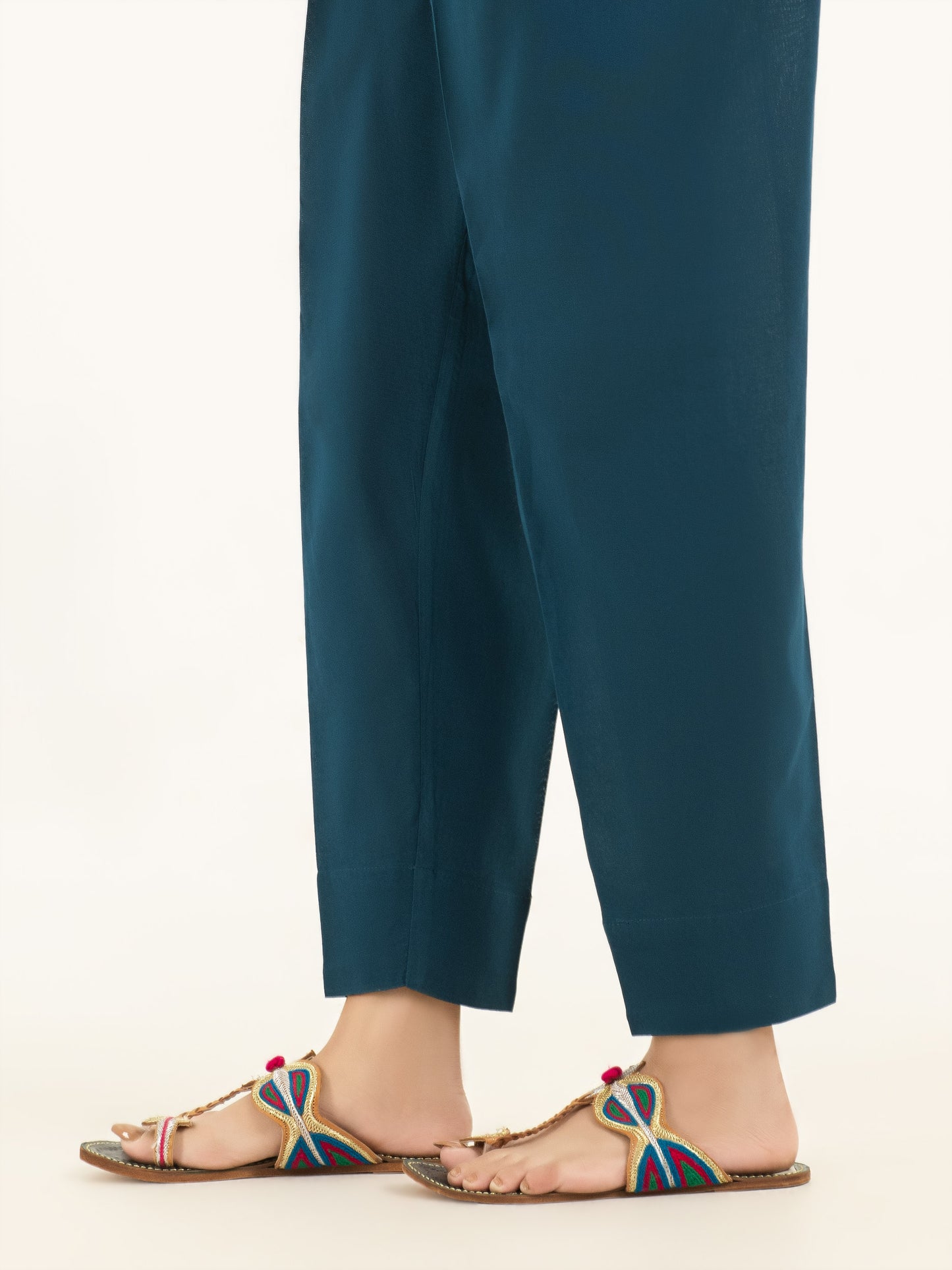 Dyed Khaddar Trousers