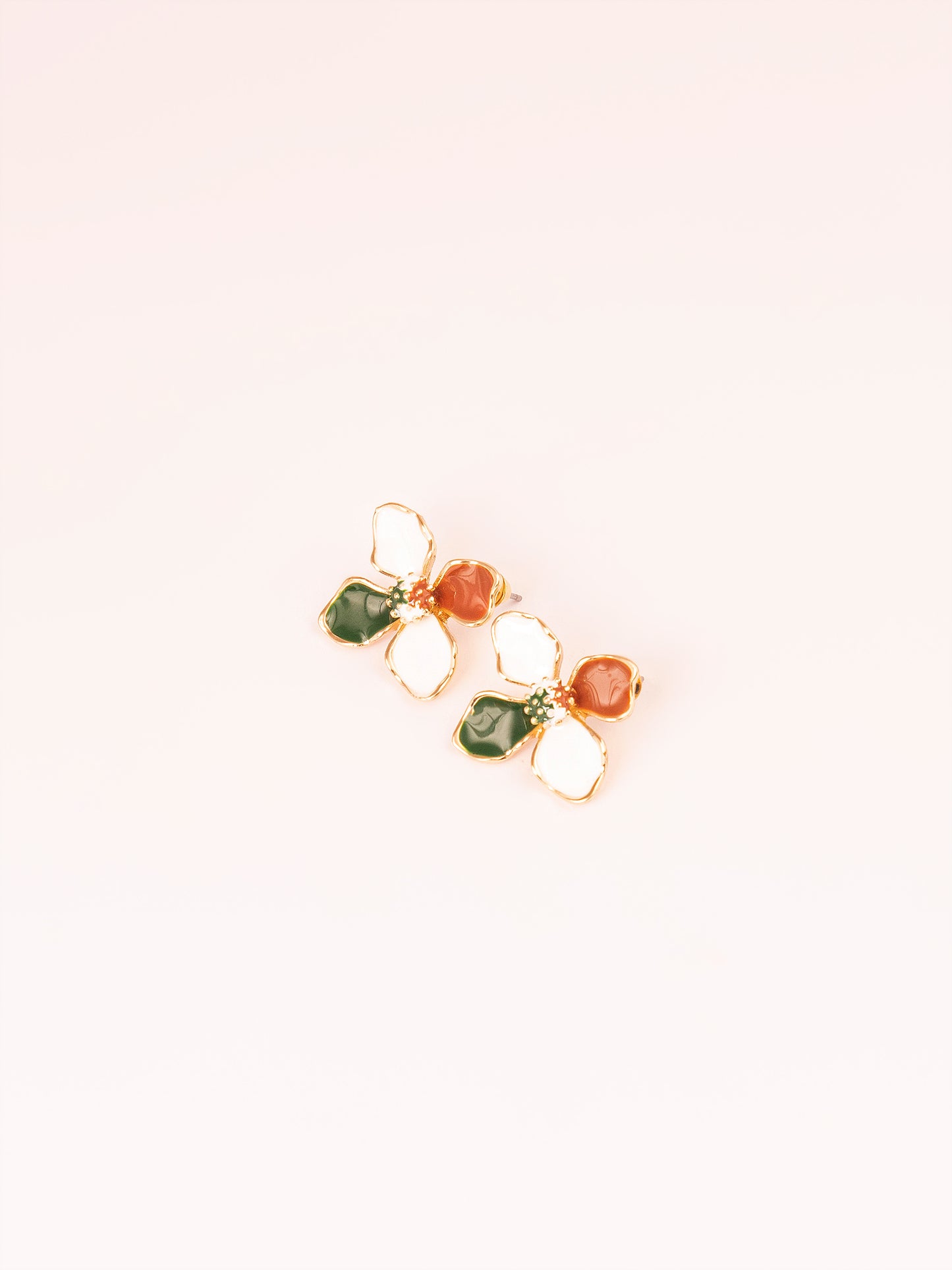 Multi-Tone Floral Earrings