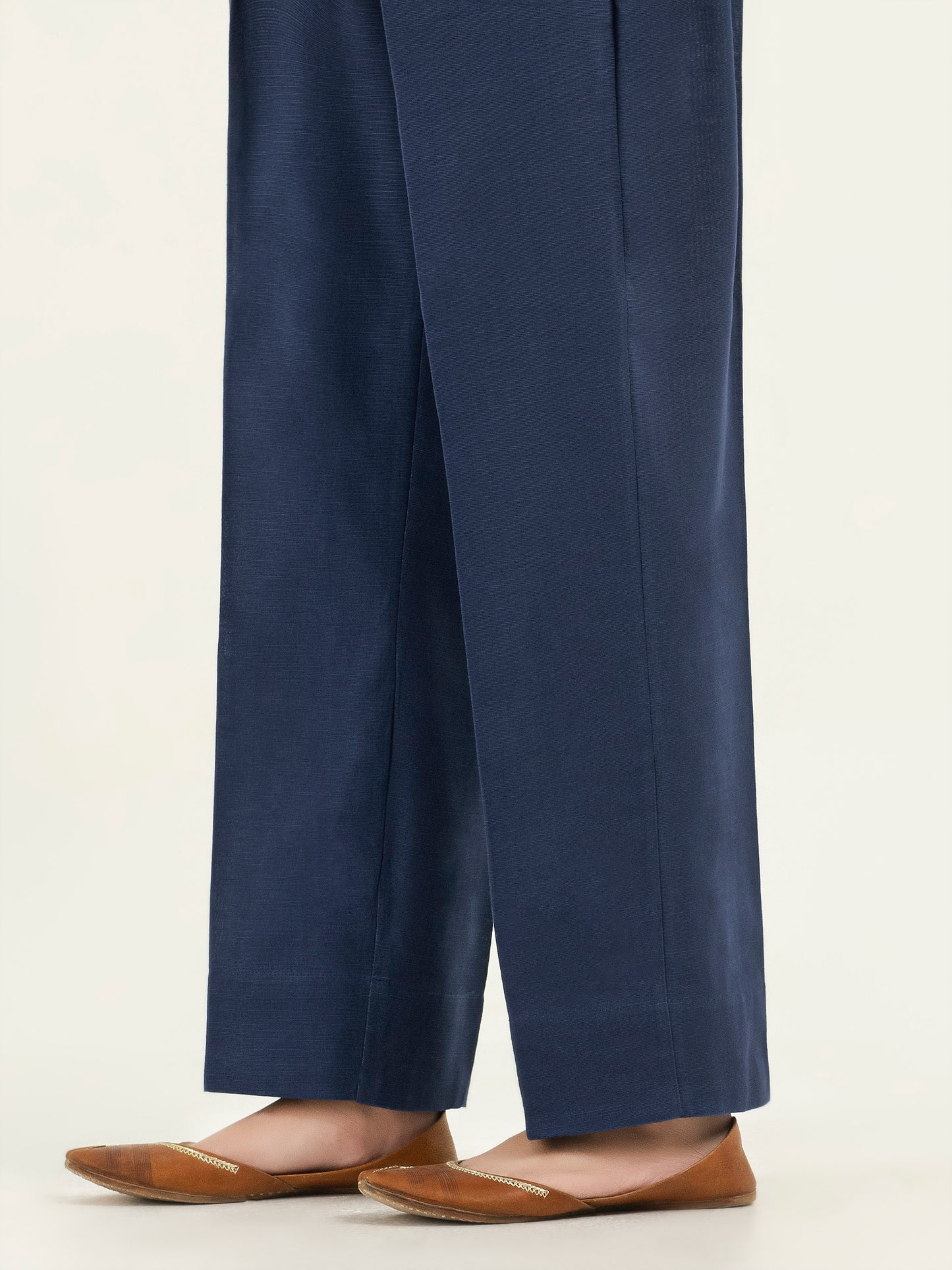 Dyed Khaddar Trousers(Pret)