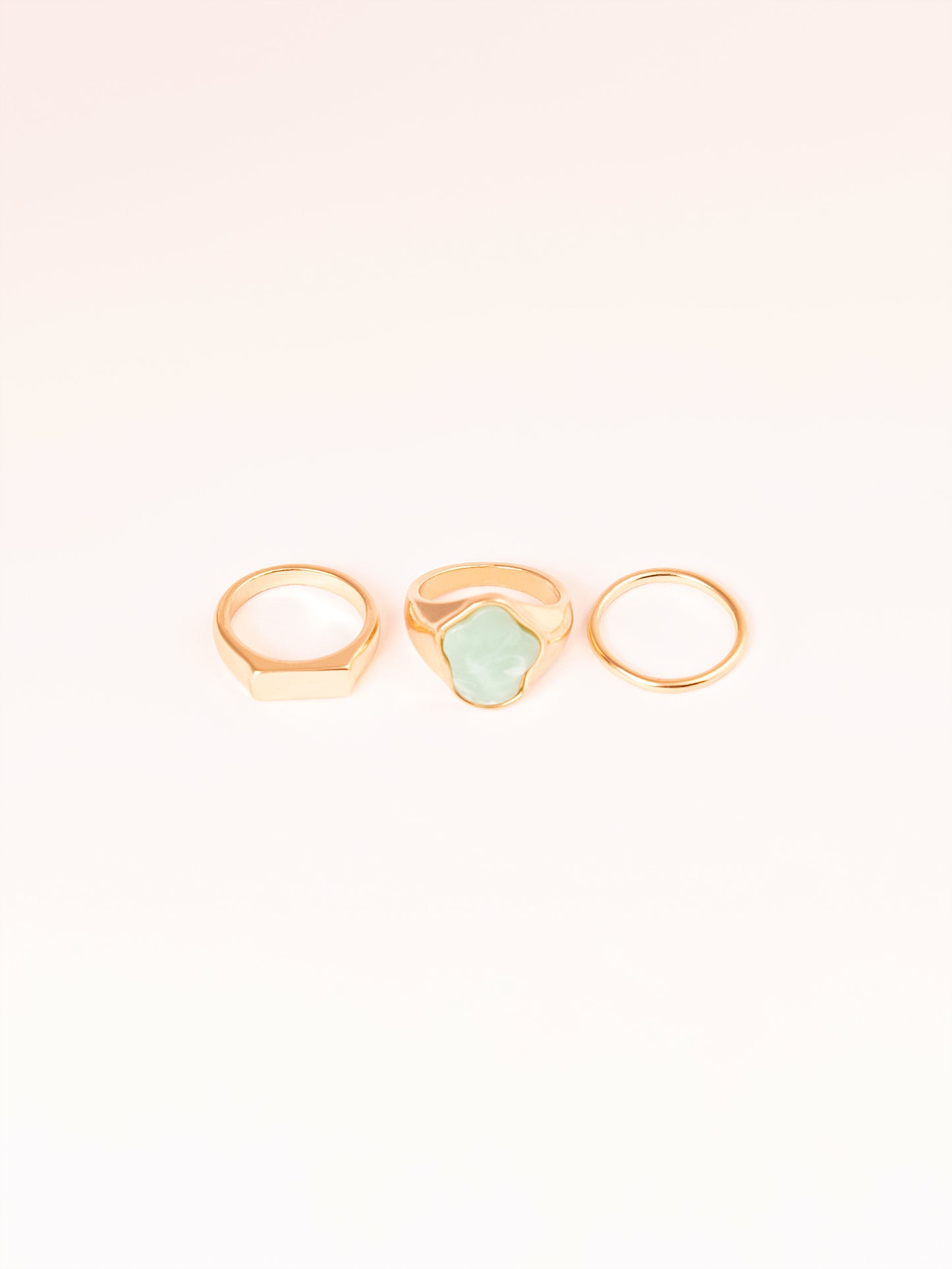 Metallic Ring Set