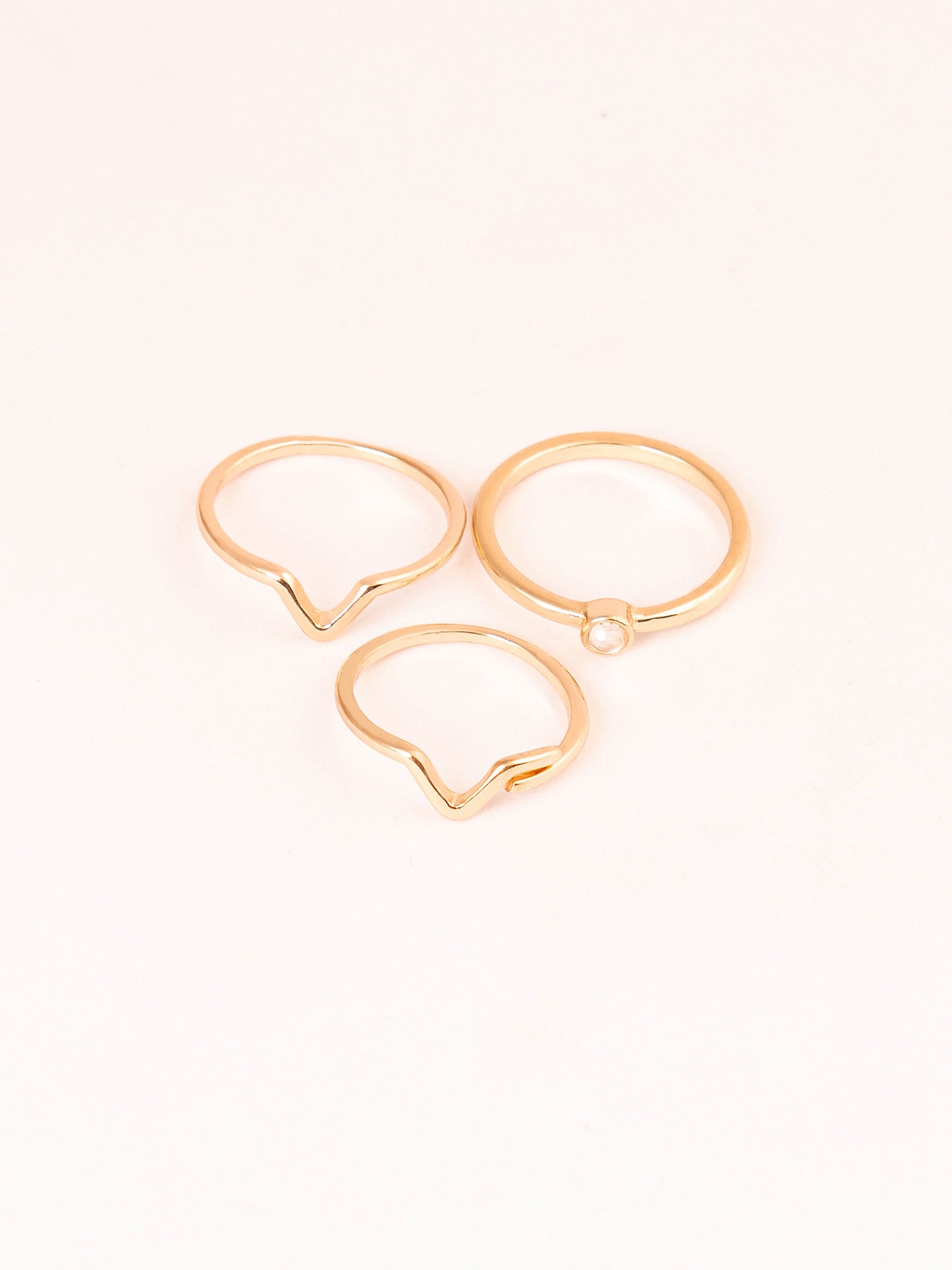 Metallic Ring Set