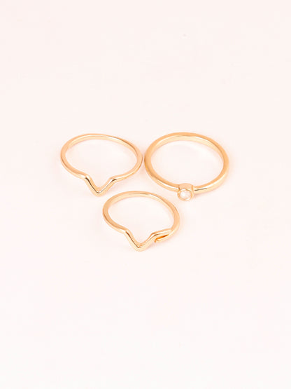 Metallic Ring Set