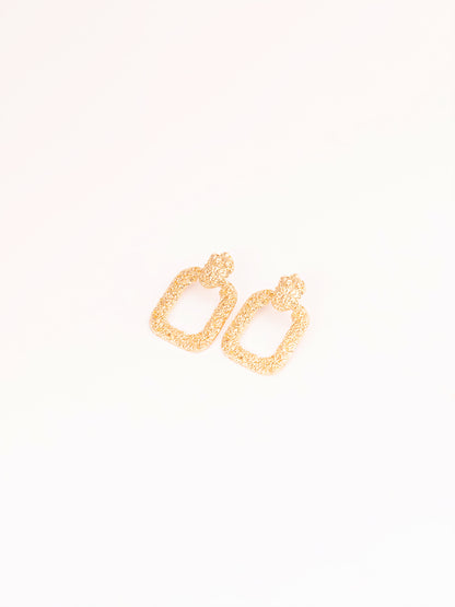 Textured Drop Earrings