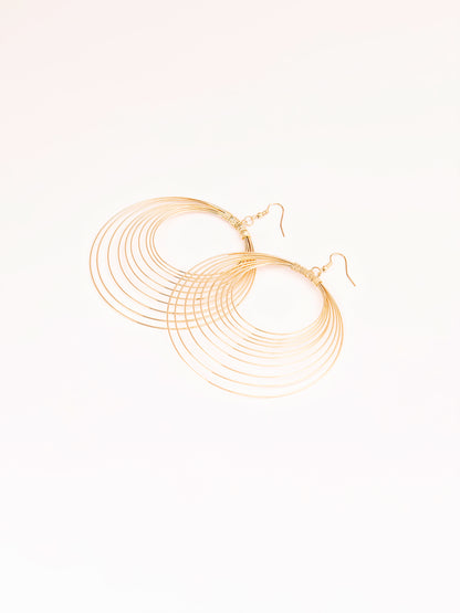 Metallic Coil Earrings