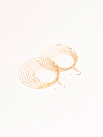 Metallic Coil Earrings