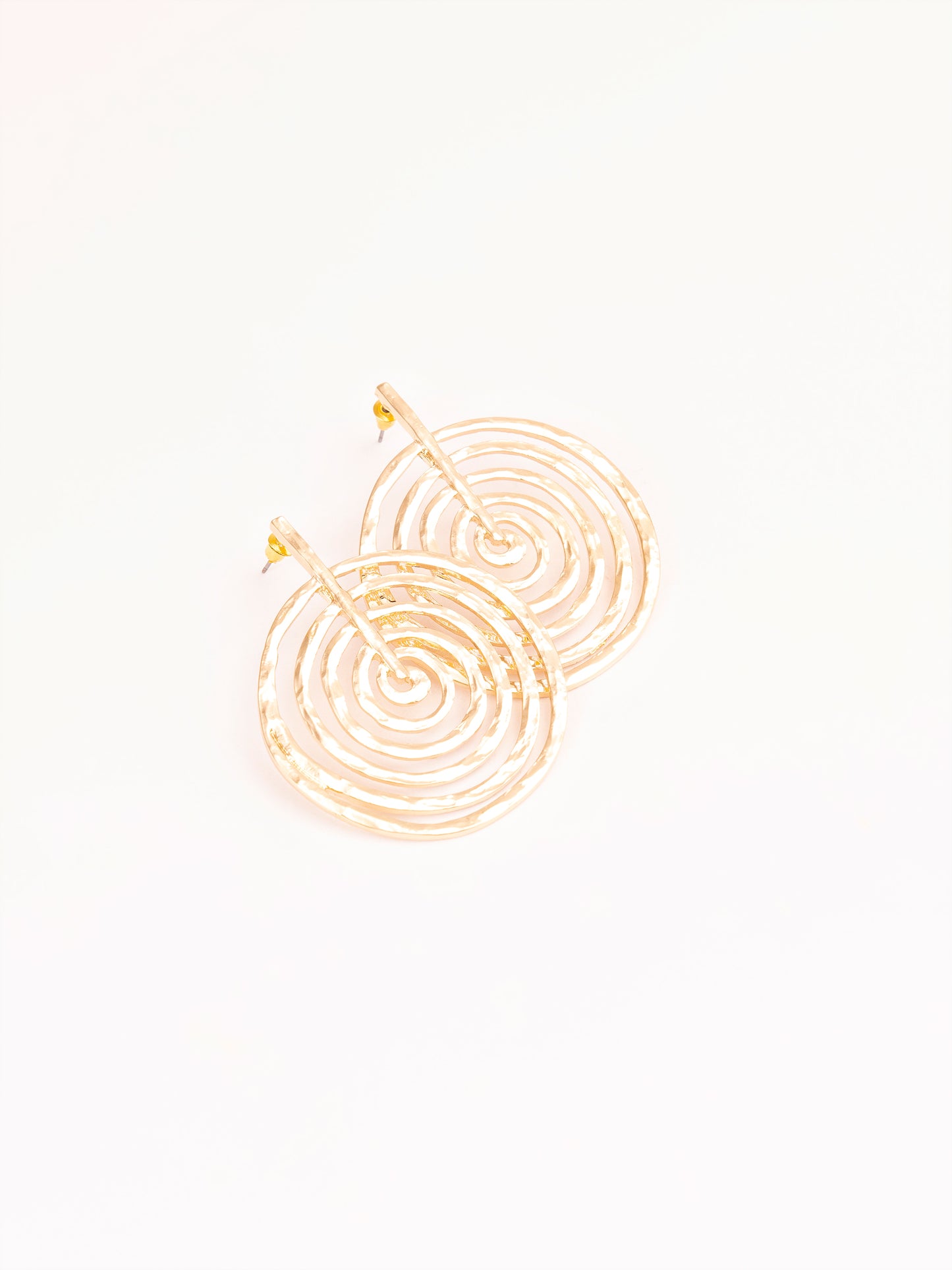 Golden Coil Earrings