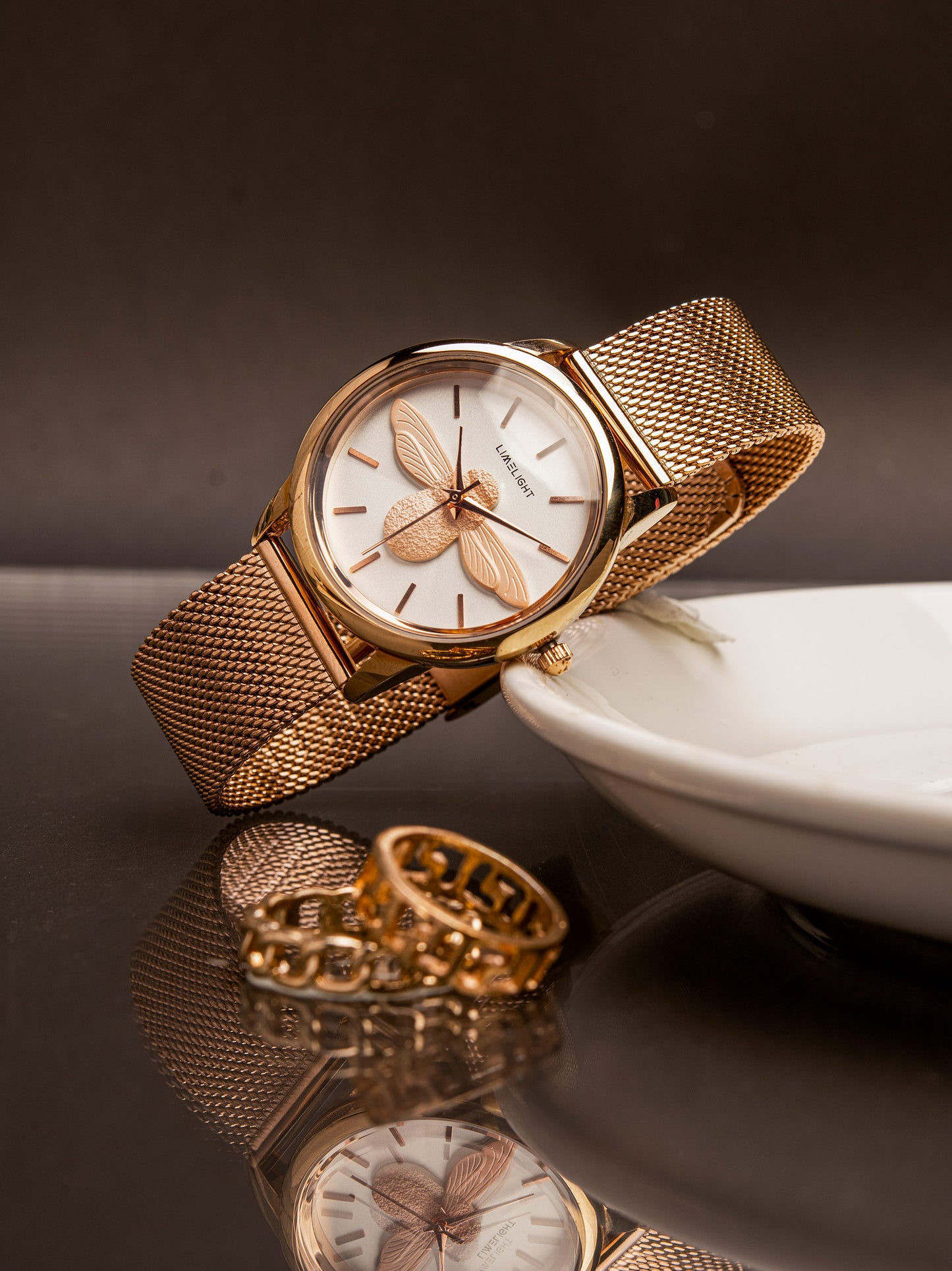 Mesh Strap Watch Limelightpk