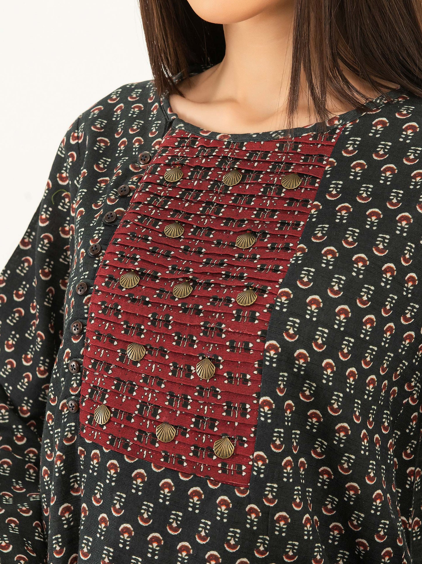 Khaddar Kurti-Printed (Pret)