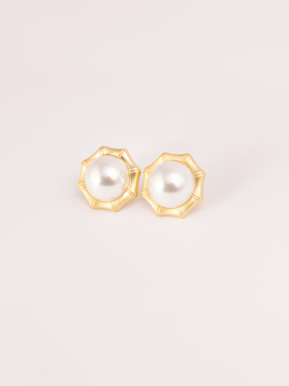 Pearl Stud Earrings