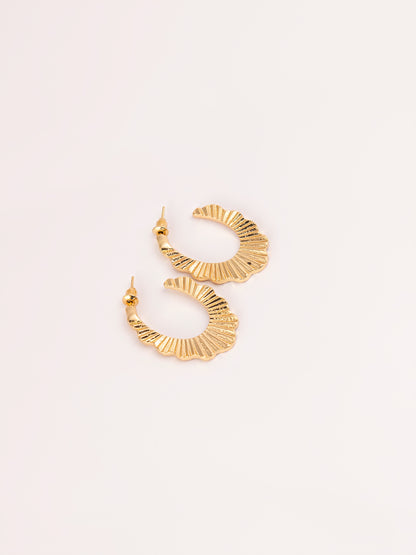 Antique C-Hoop Earrings