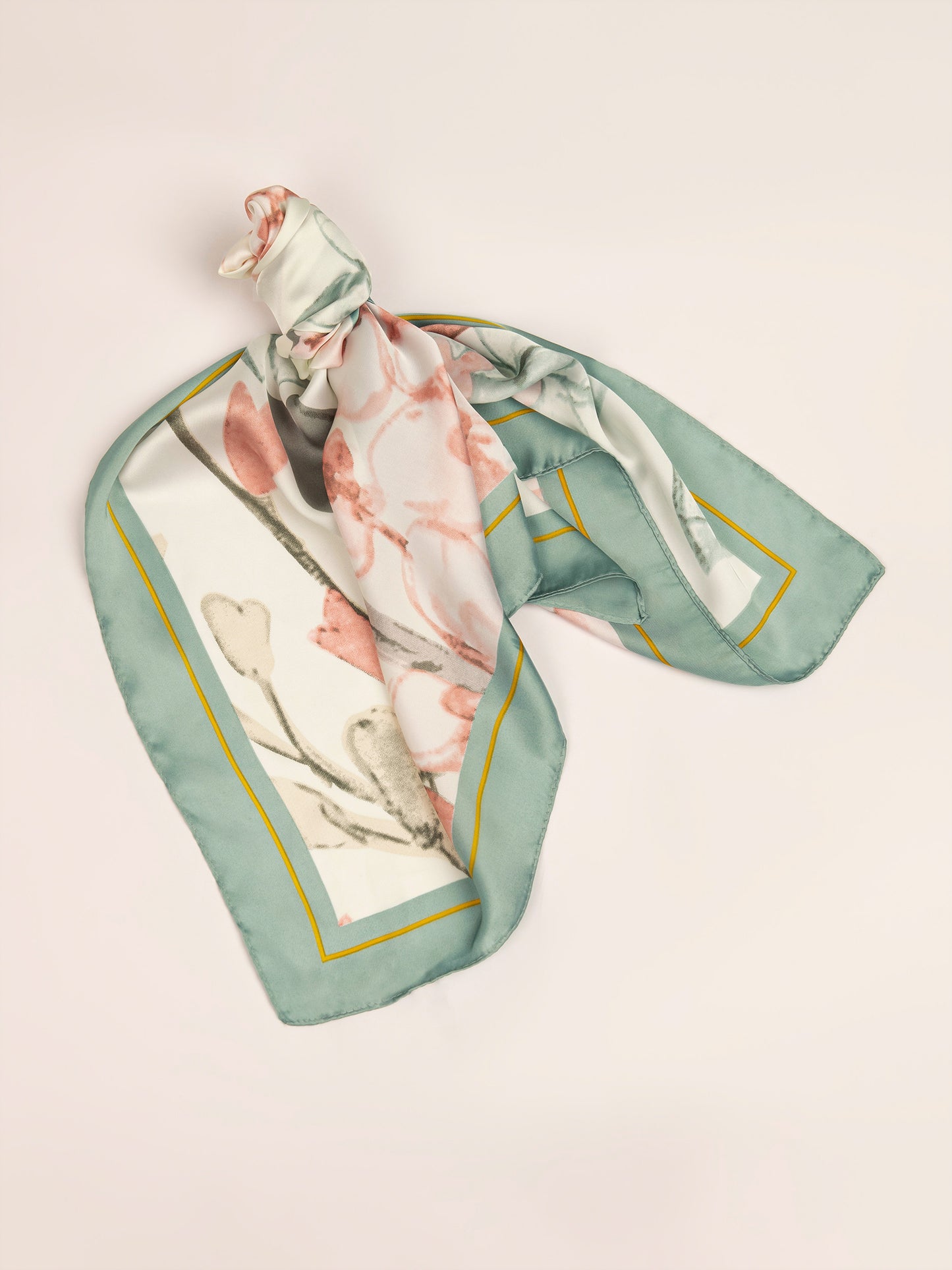 Printed Silk Mini Scarf