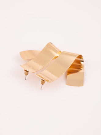 metallic-folded-earrings