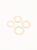 metallic-gold-ring-set