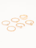 vintage-metallic-ring-set