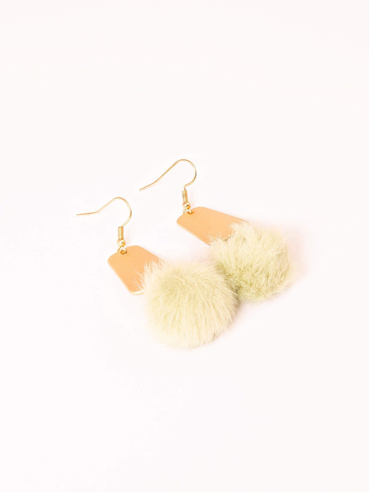 Pompom Drop Earrings