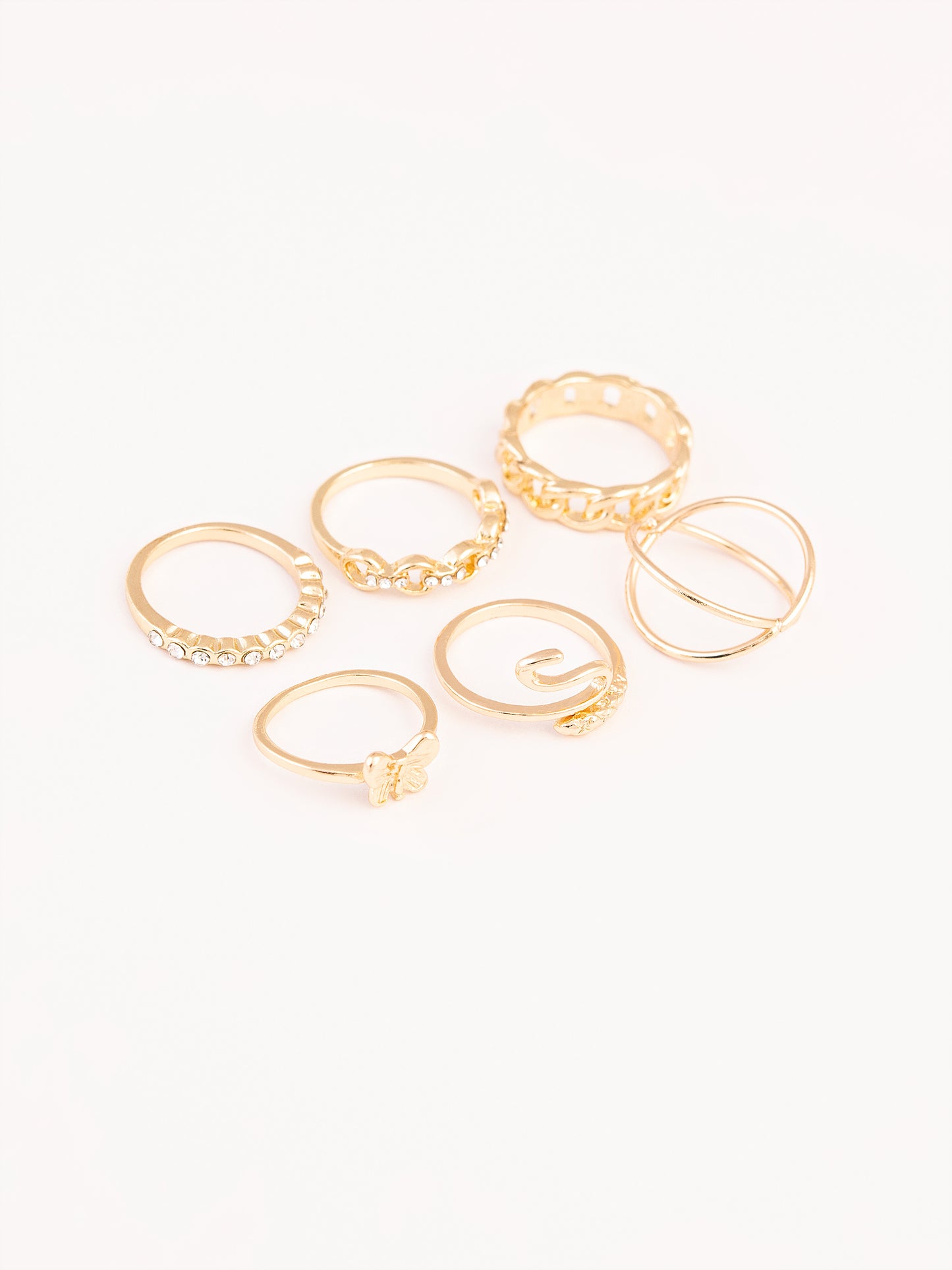 Classic Gold Ring Set