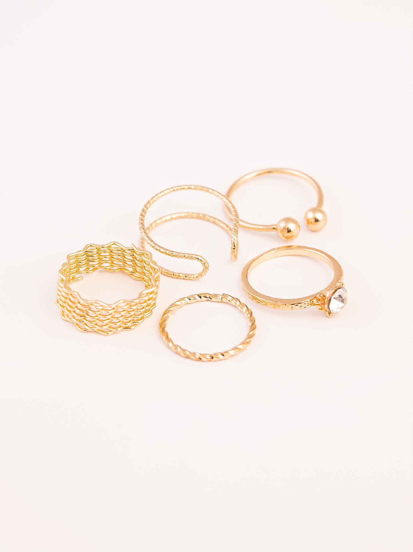 Metallic Ring Set