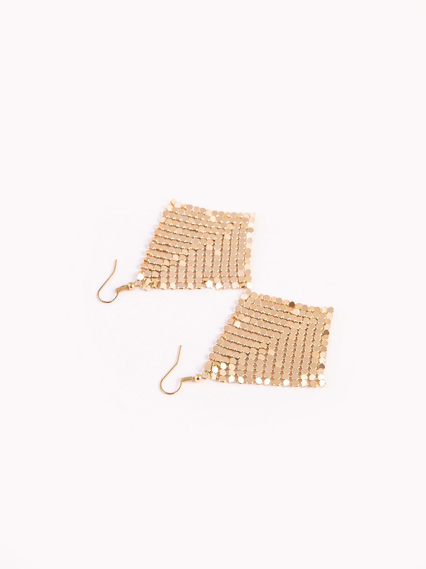 Metallic Dangling Earrings