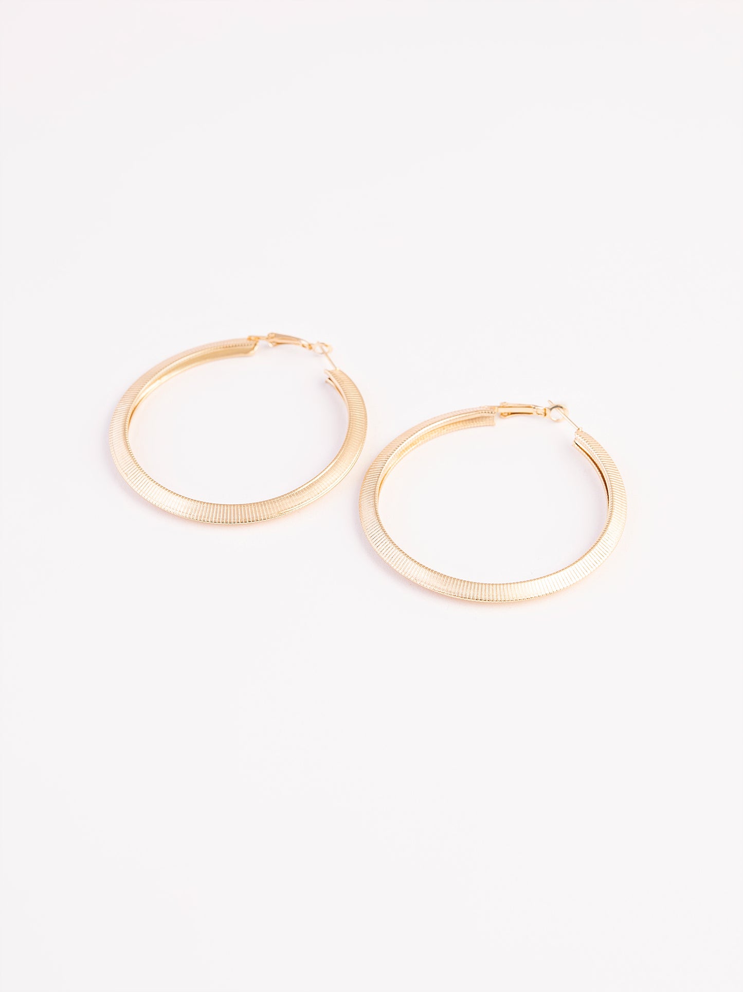 Golden Hoop Earrings