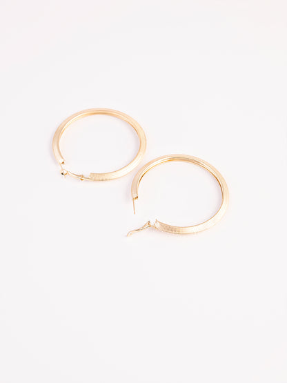 Golden Hoop Earrings