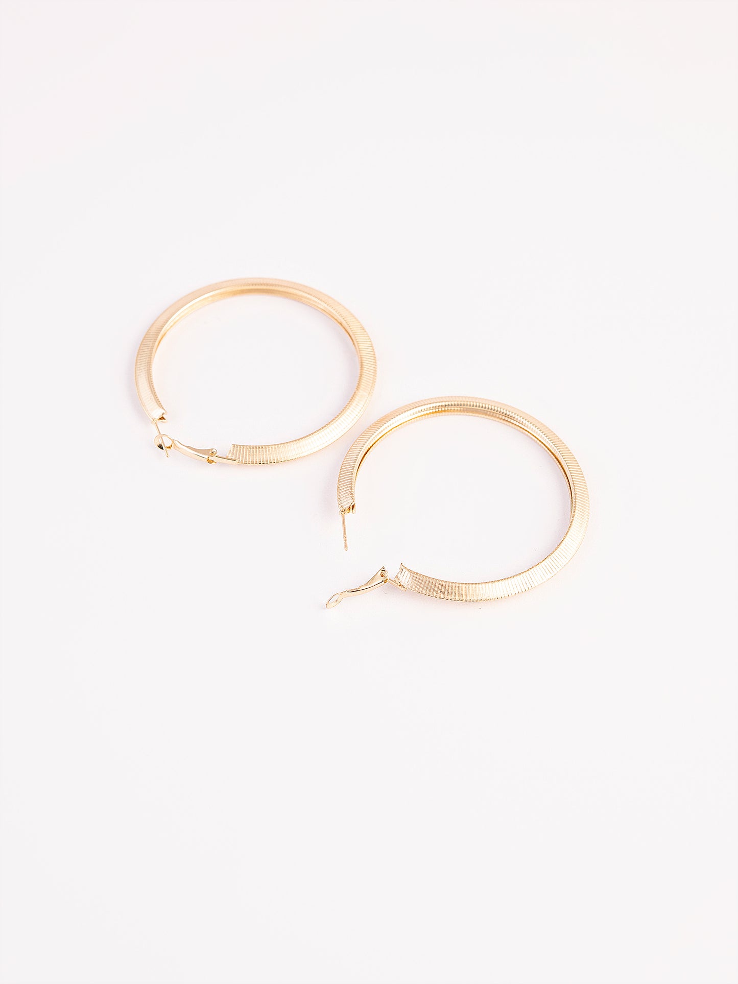 Golden Hoop Earrings