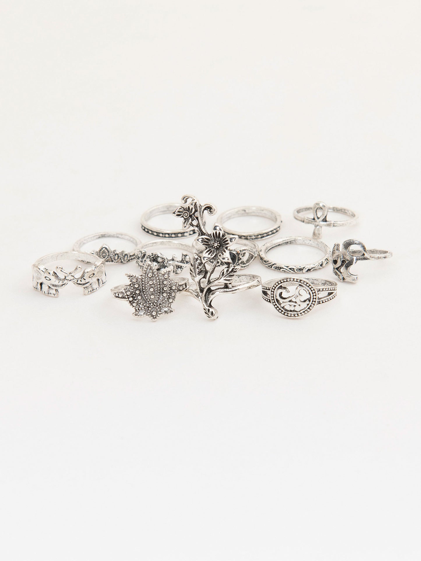 Silver Ring Set