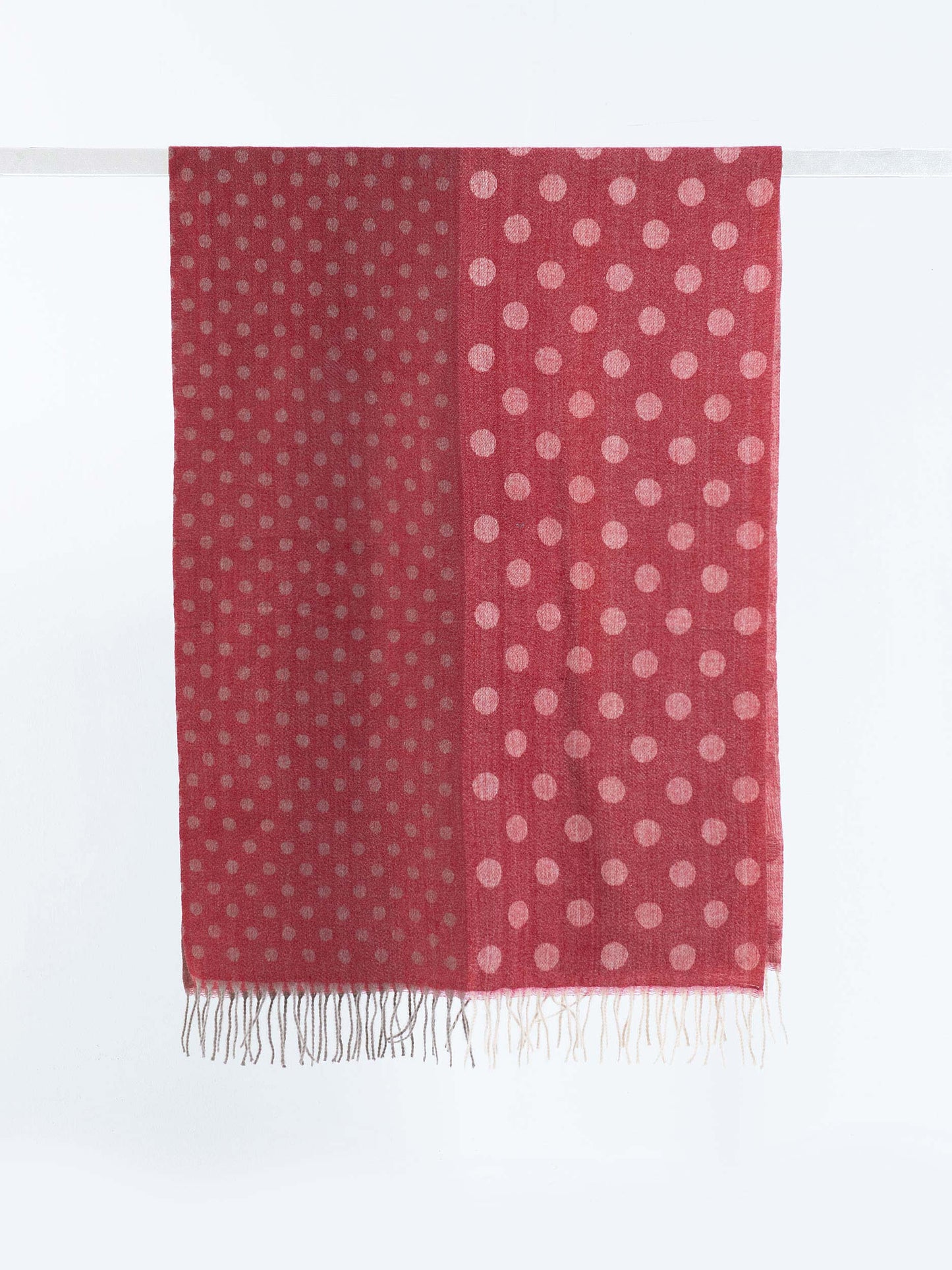 Polka Dot Woolen Stole