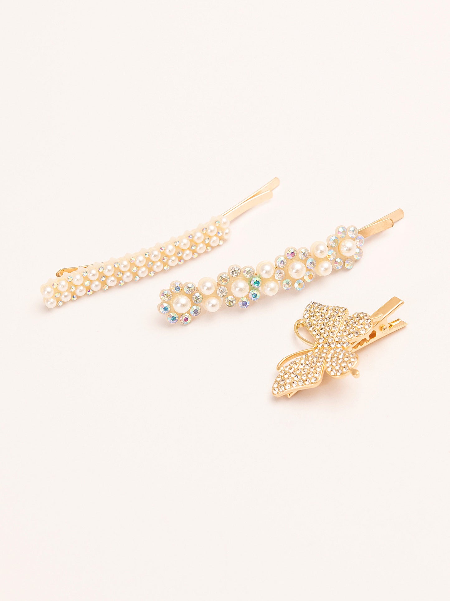 Embellished Snap Clip Set