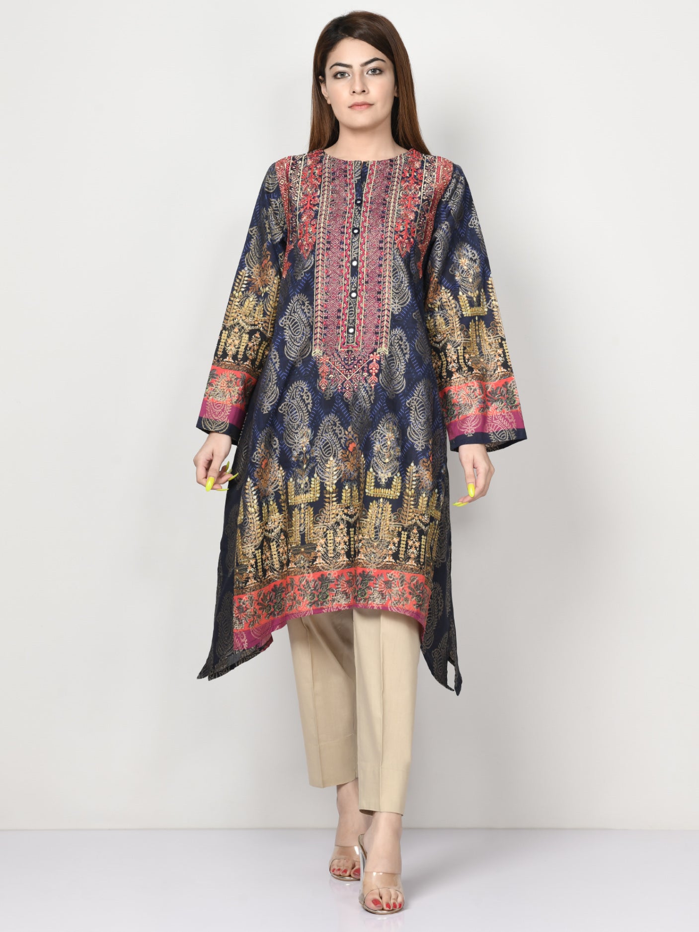 Embroidered Jacquard Shirt