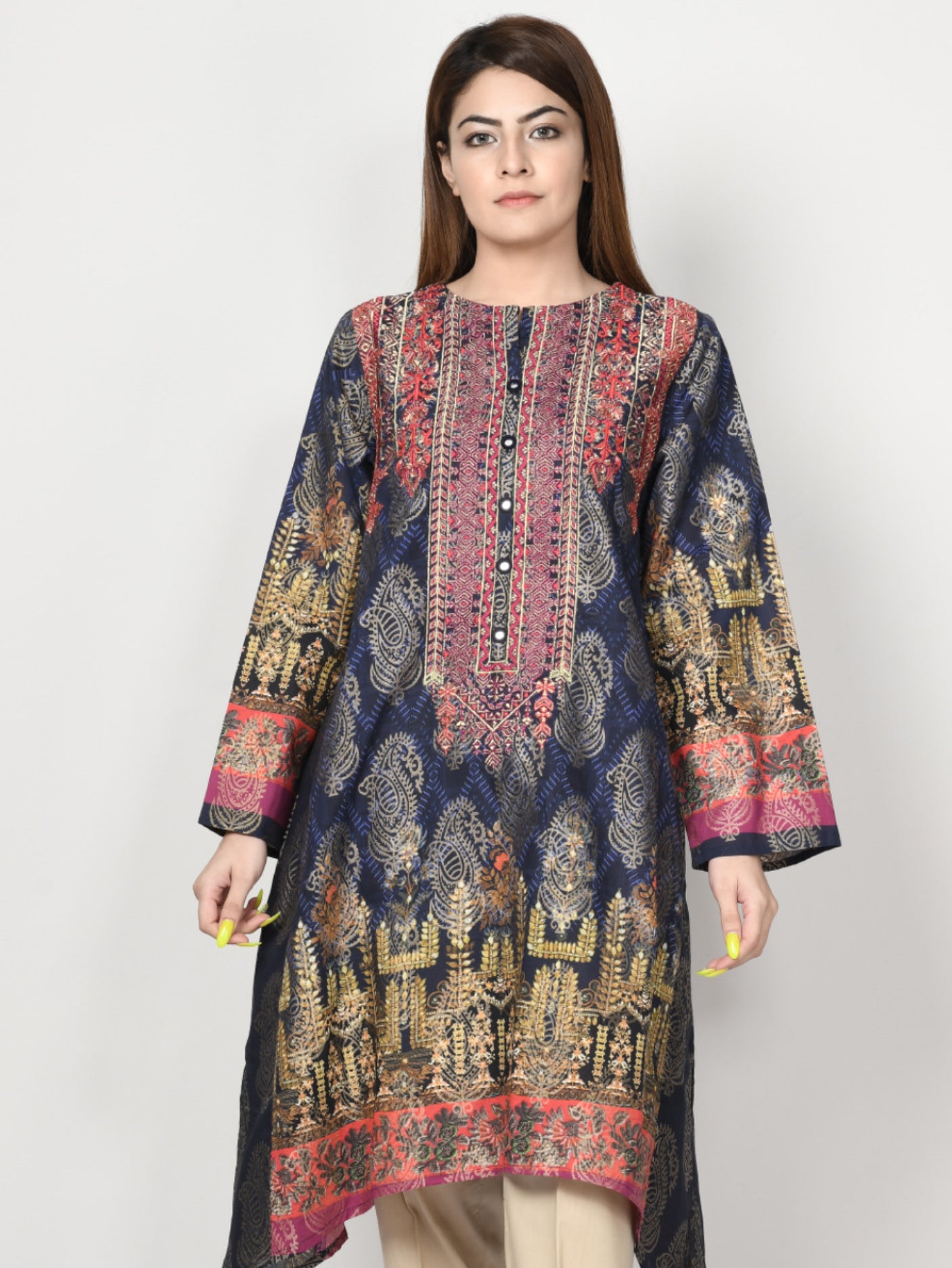 Embroidered Jacquard Shirt