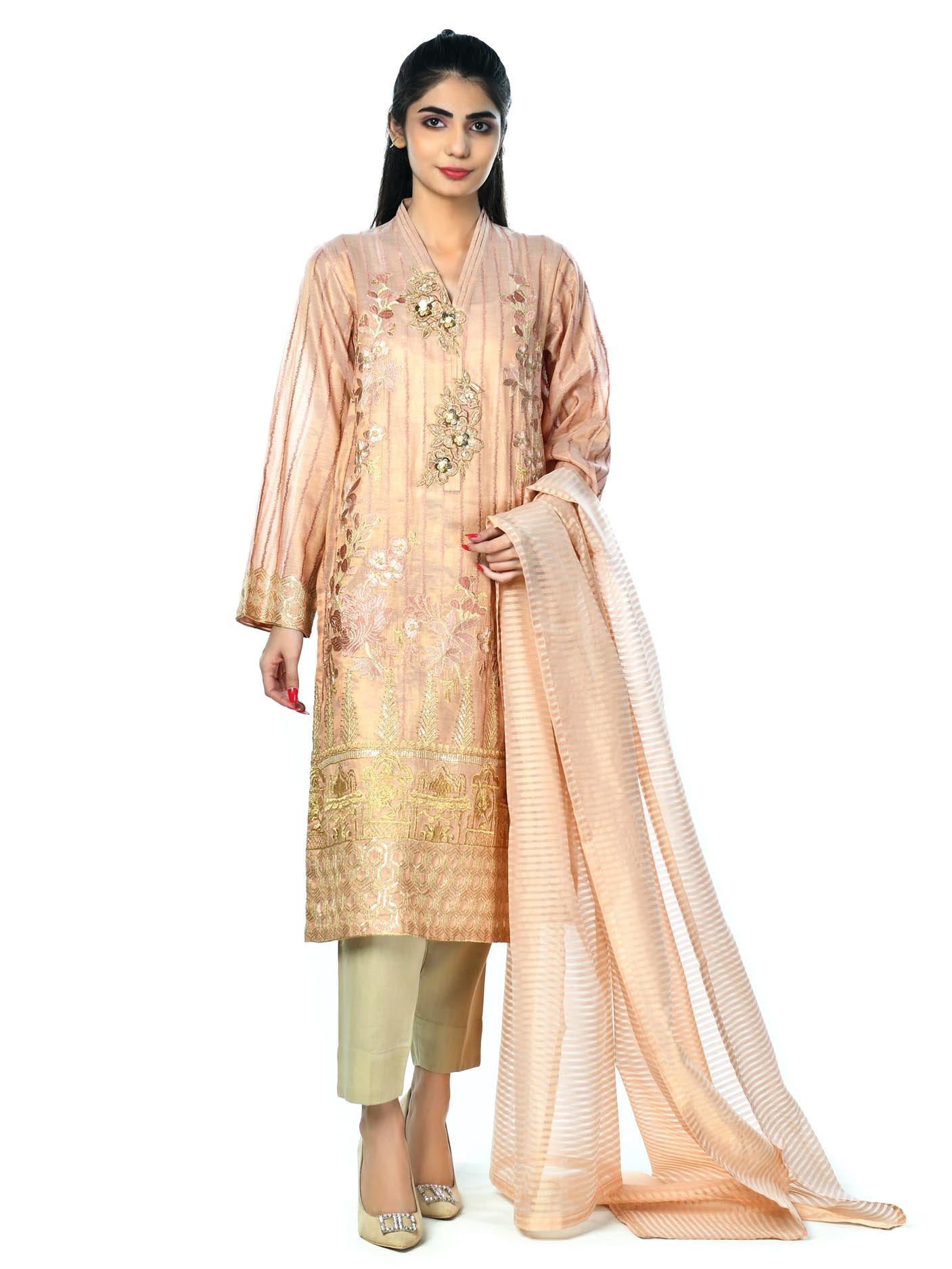 Shimmer Lawn 2Piece Suit